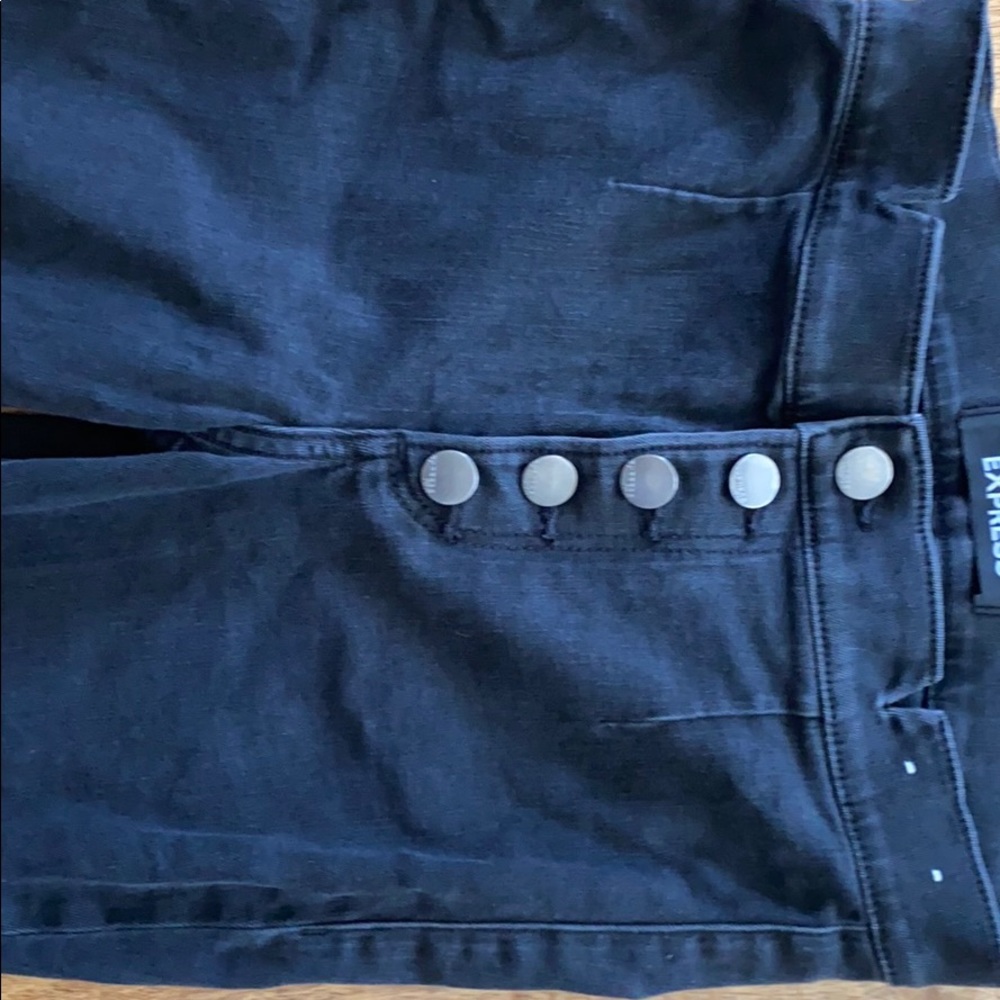 Express jeggings  high rise black